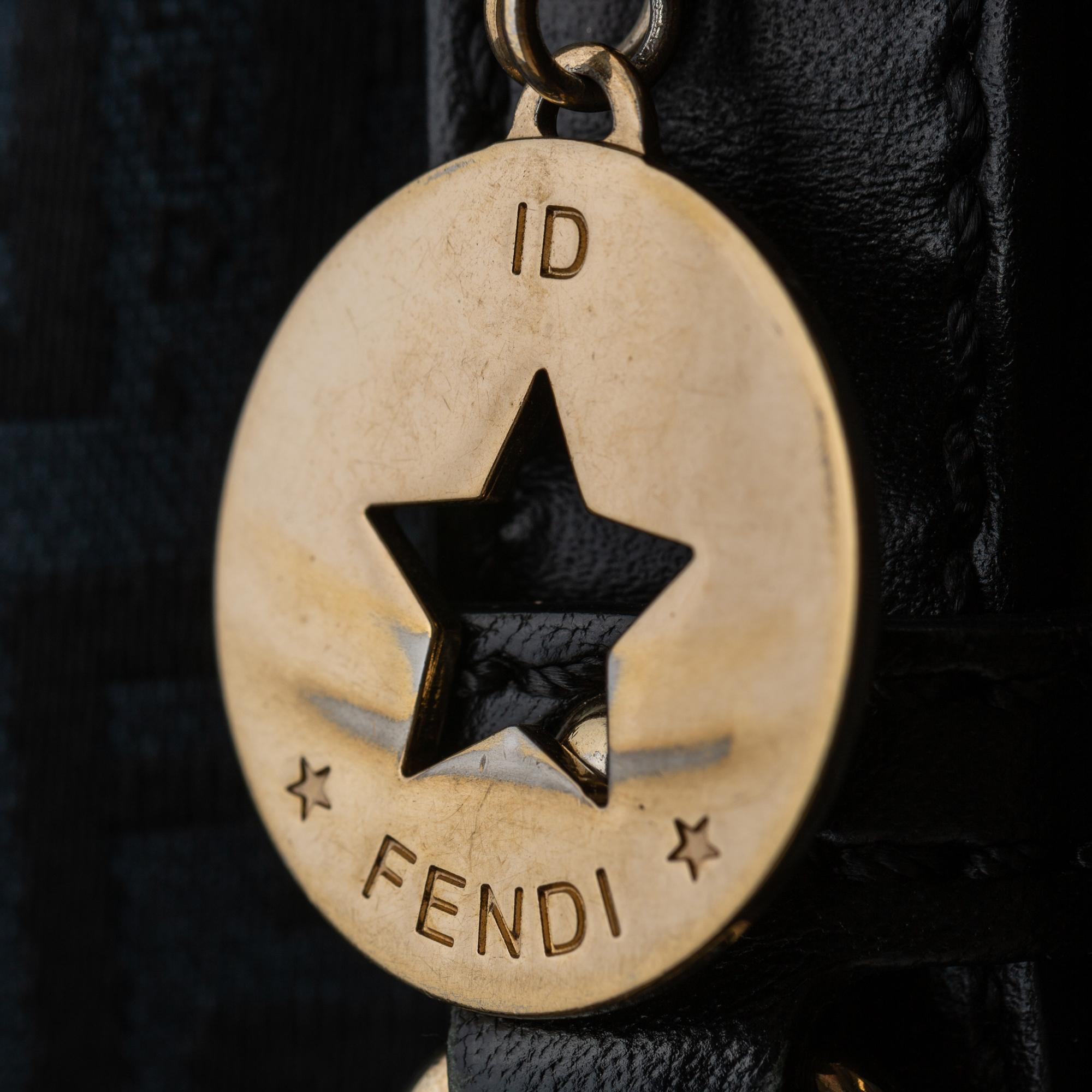 Fendi Zucchino Superstar Canvas Tote