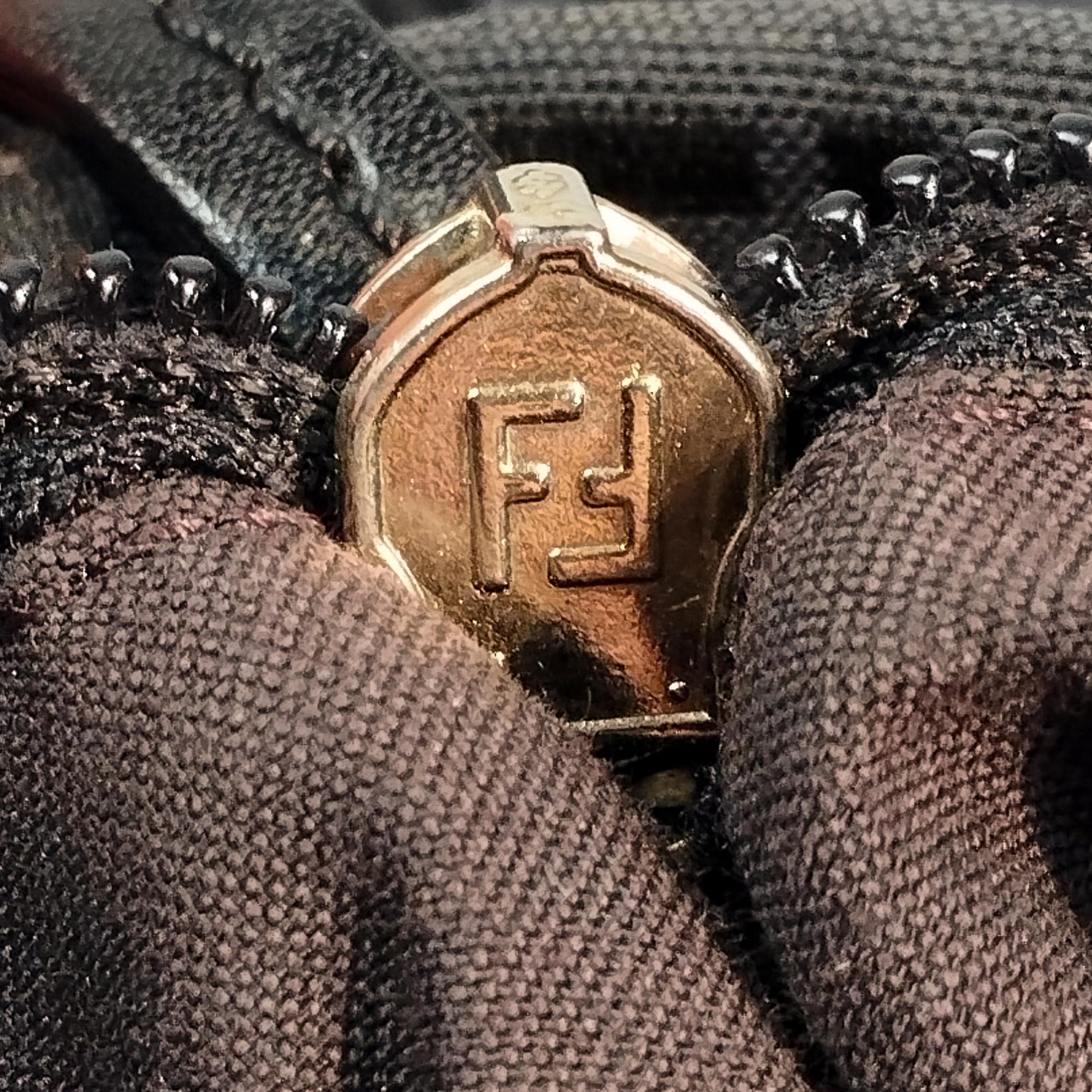 Fendi Zucchino Superstar Canvas Tote