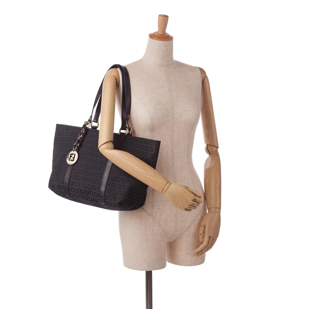 Fendi Zucchino Superstar Canvas Tote
