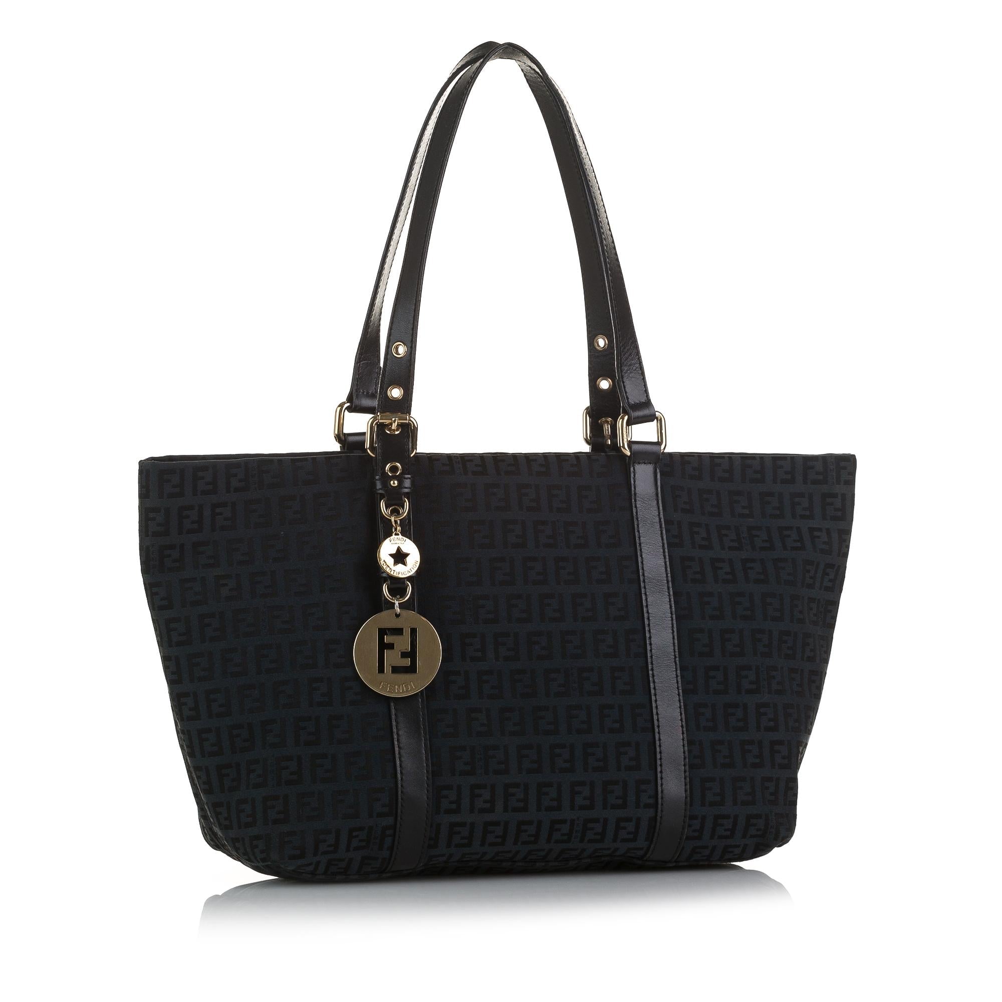 Fendi Zucchino Superstar Canvas Tote