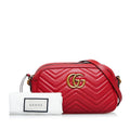 Gucci GG Marmont Small Red Matelassé