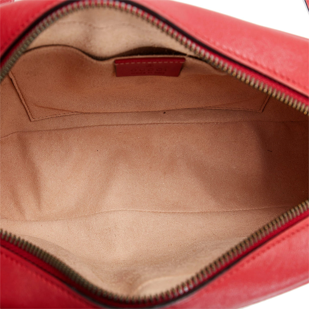 Gucci GG Marmont Small Red Matelassé