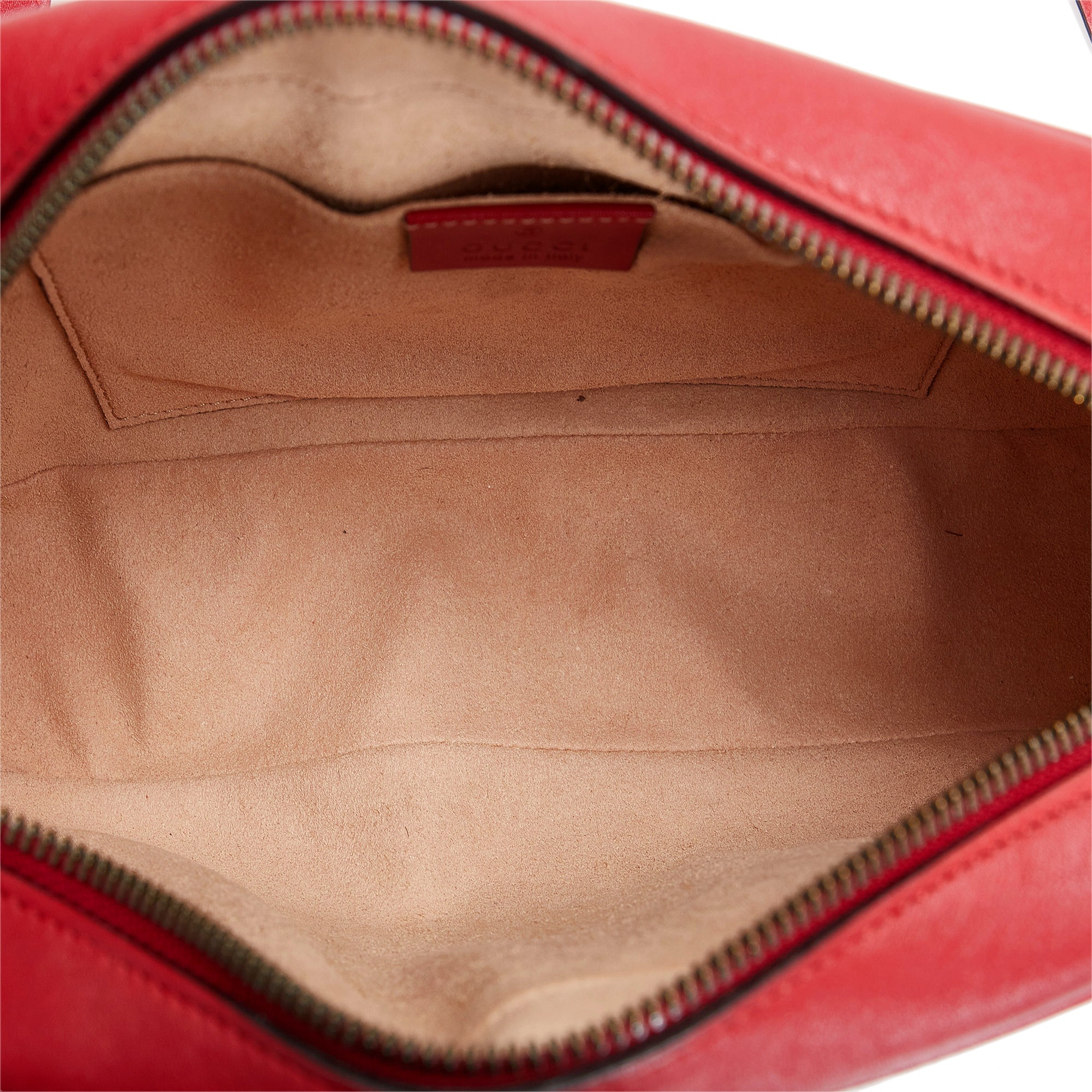 Gucci GG Marmont Small Red Matelassé