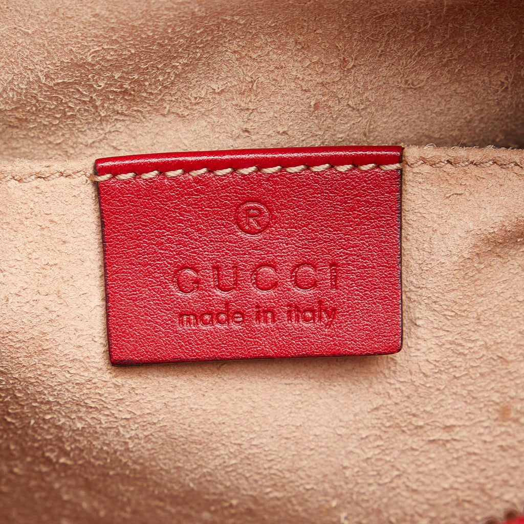 Gucci GG Marmont Small Red Matelassé