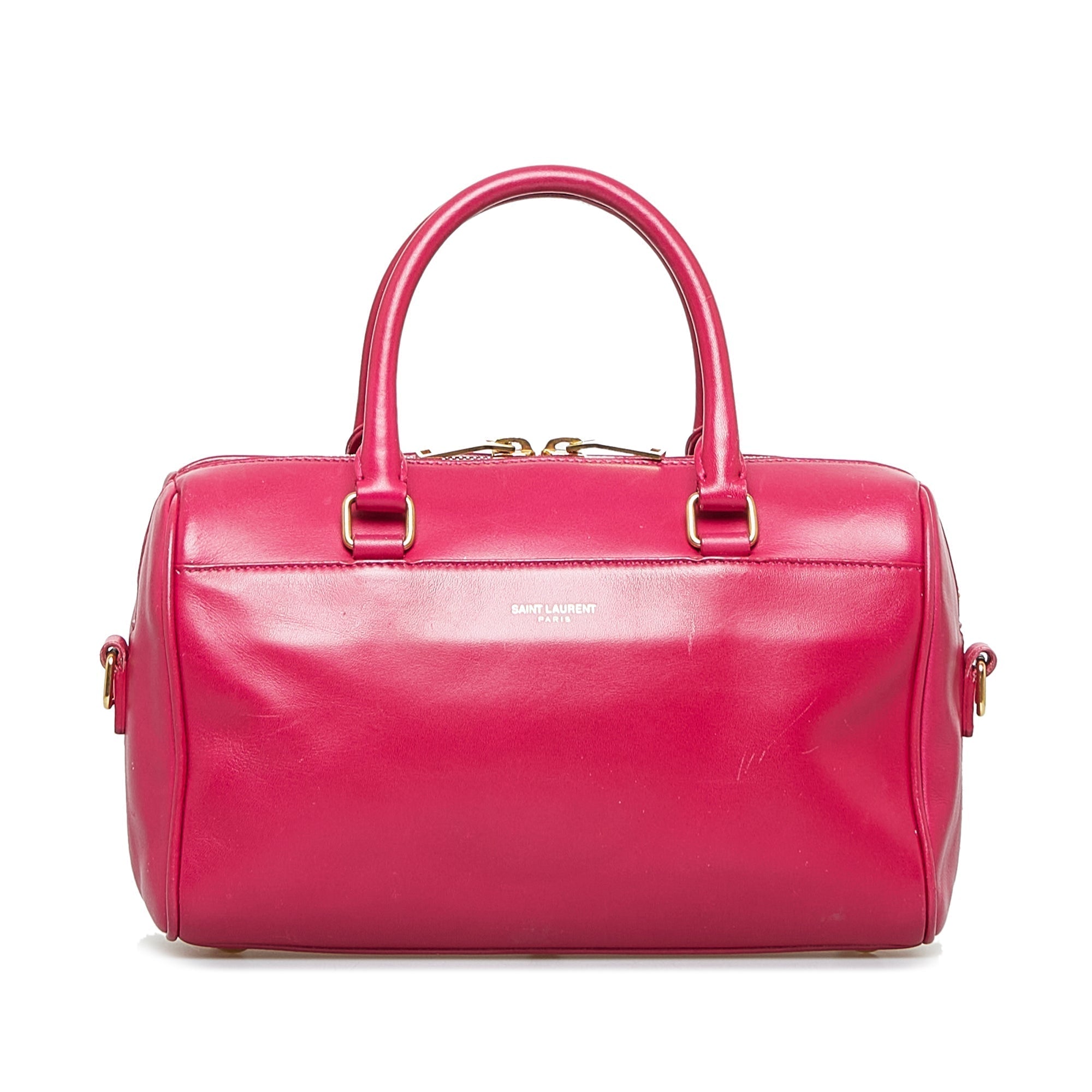 SAINT LAURENT Classic Baby Duffle Satchel