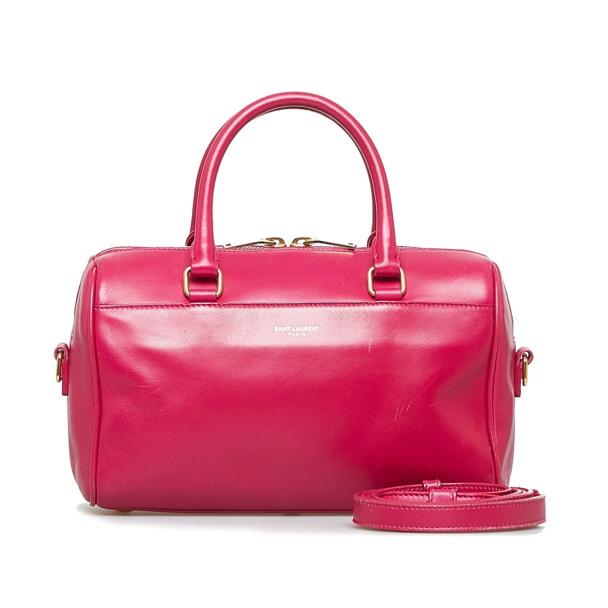 SAINT LAURENT Classic Baby Duffle Satchel