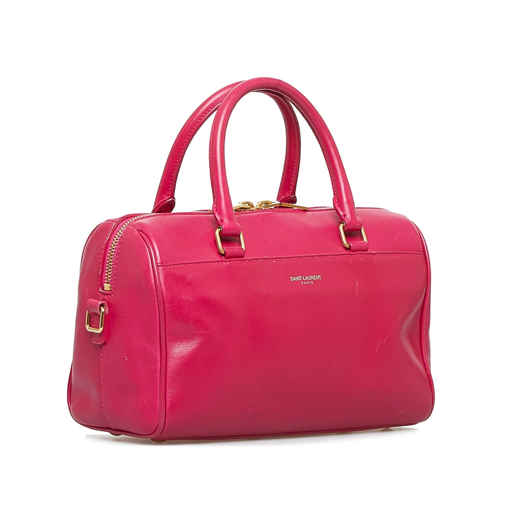 SAINT LAURENT Classic Baby Duffle Satchel
