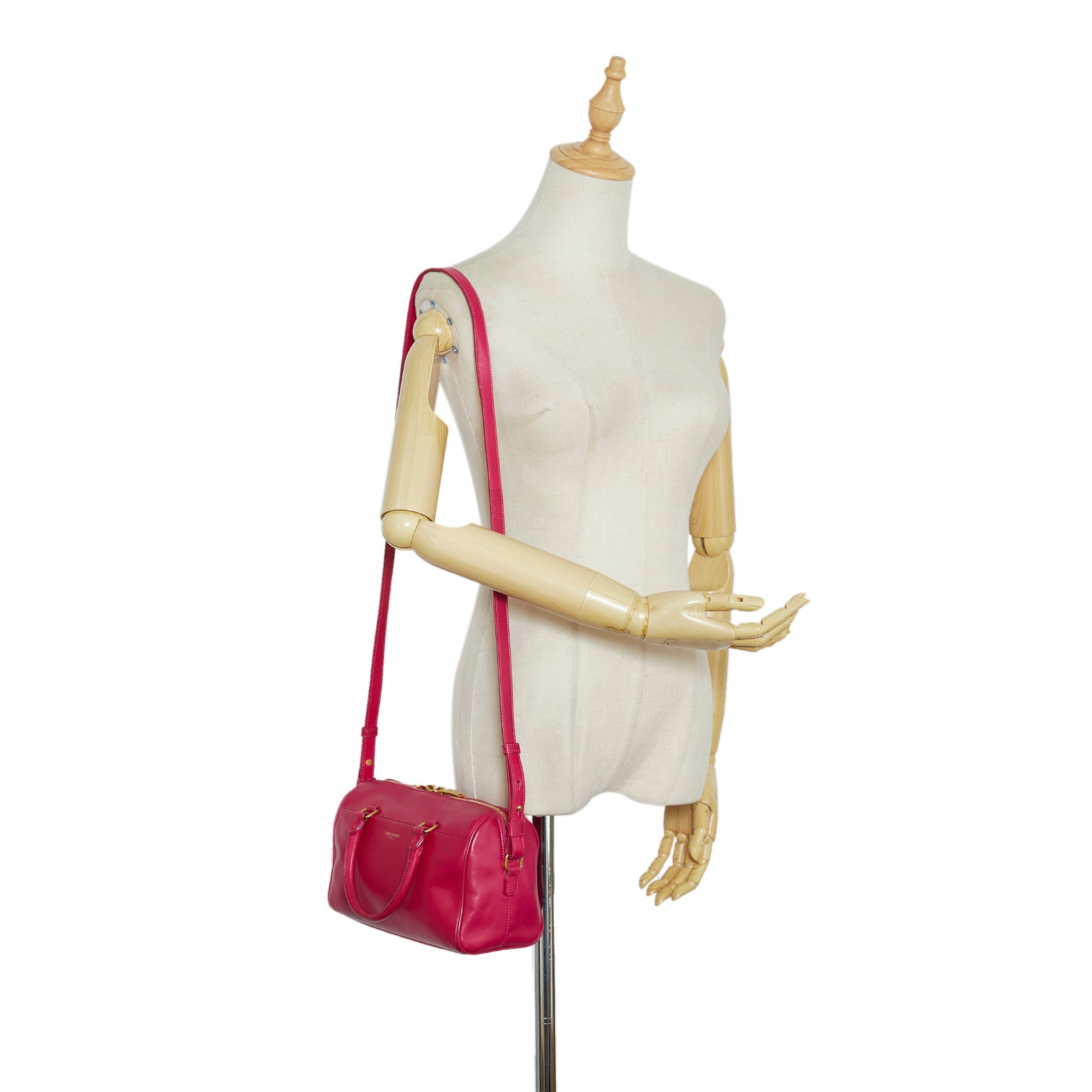 SAINT LAURENT Classic Baby Duffle Satchel