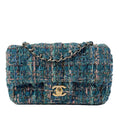 CHANEL Mini Classic Rectangular Tweed Flap Bag