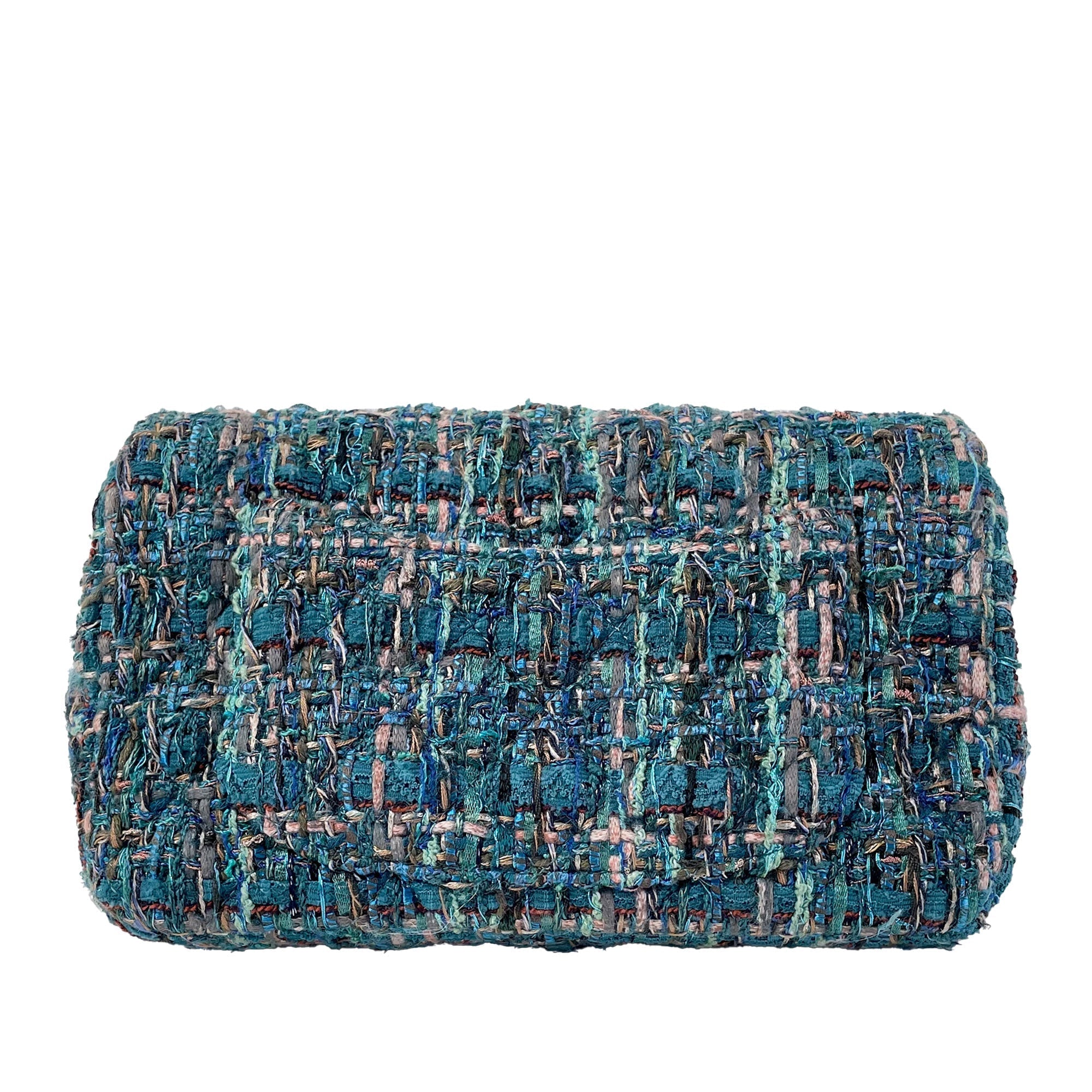 CHANEL Mini Classic Rectangular Tweed Flap Bag