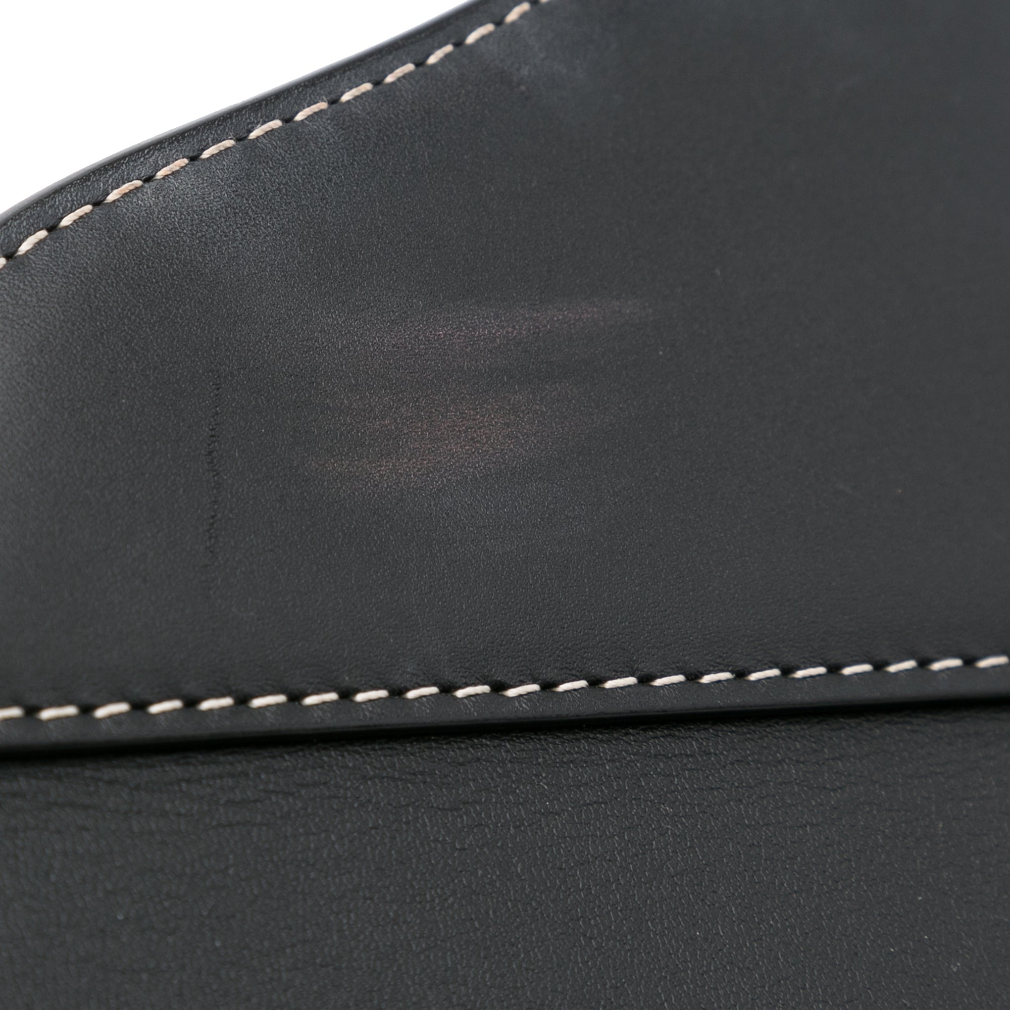 Burberry Soft Pocket Black Leather