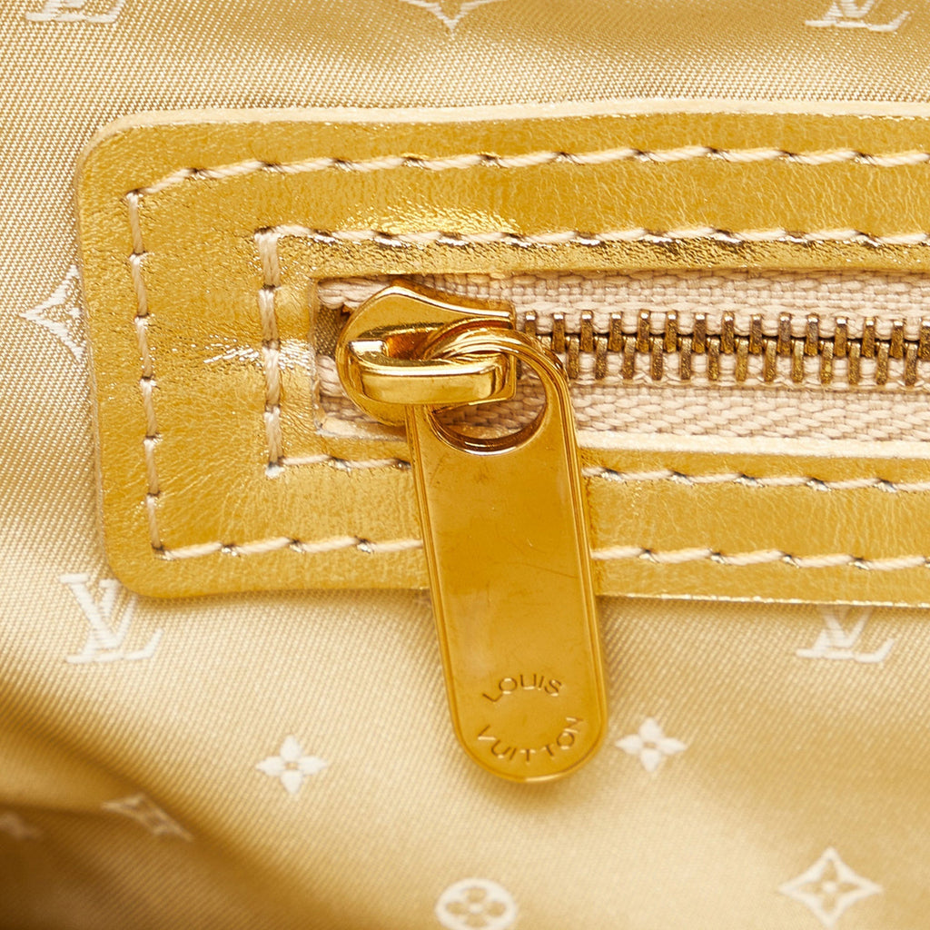 LOUIS VUITTON Metallic Suhali Lockit MM Handbag