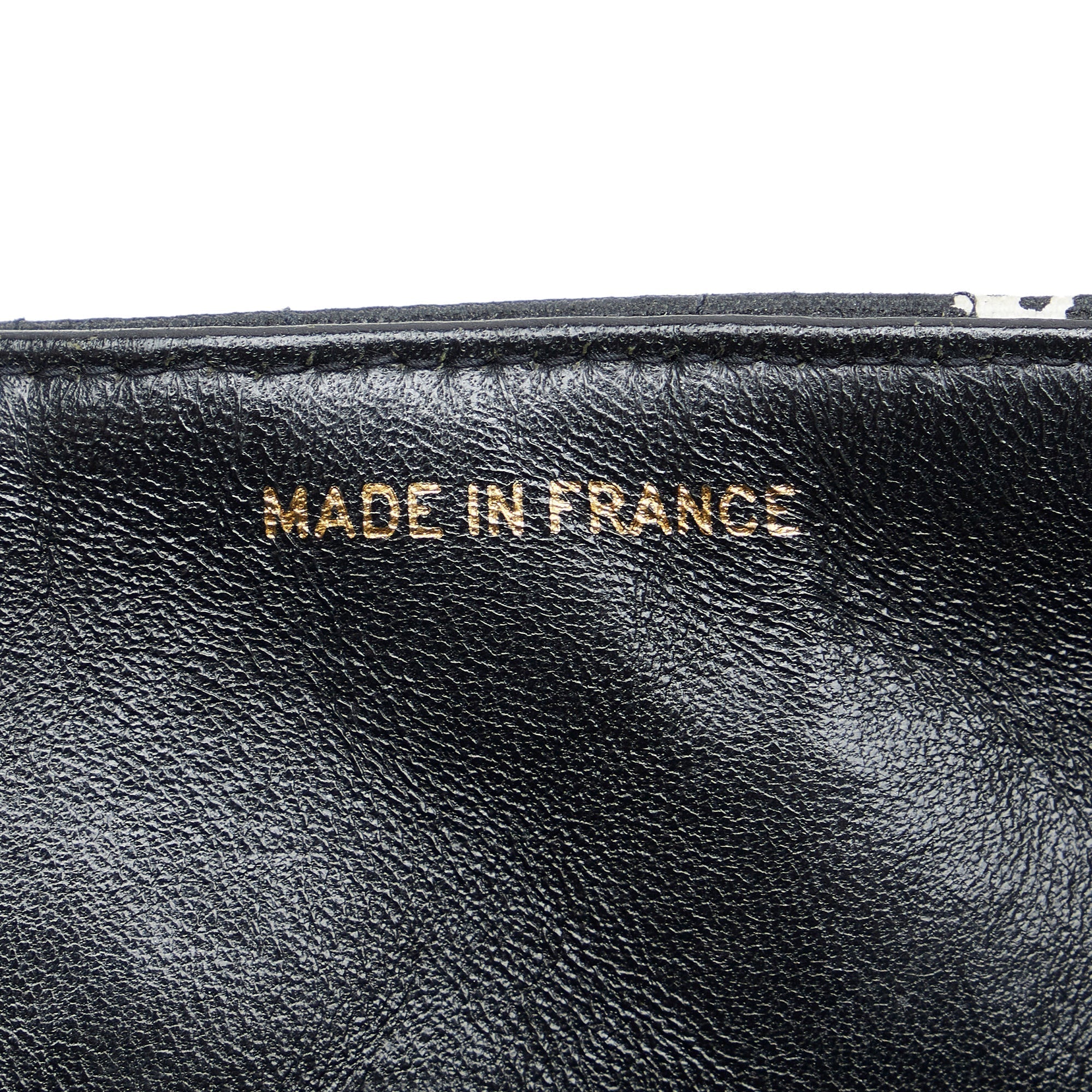 CHANEL Maxi Logo Printed CC Matelasse Flap Bag
