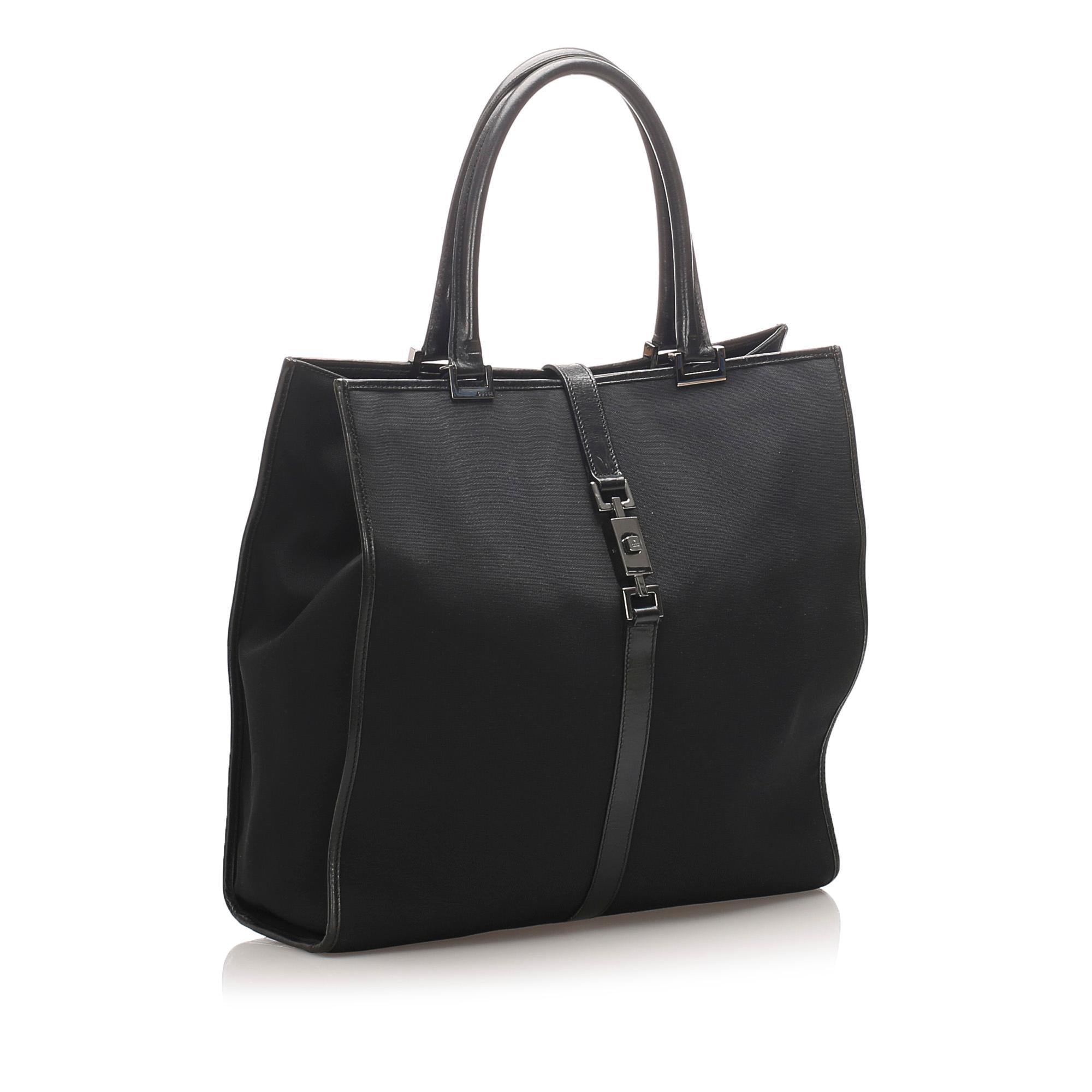 Gucci Canvas Jackie Tote  (SHG-13776)