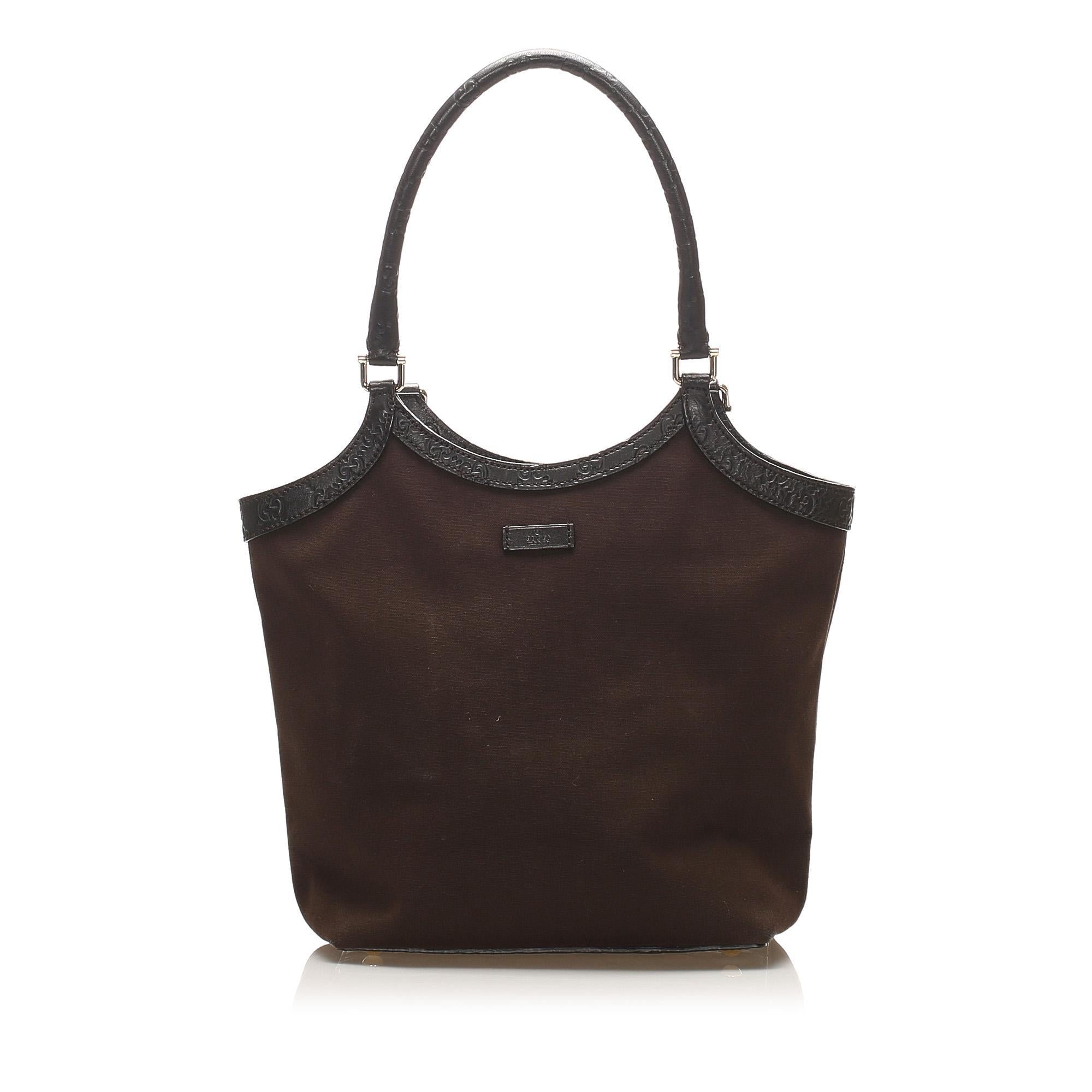 Gucci Canvas Tote Bag (SHG-15623)