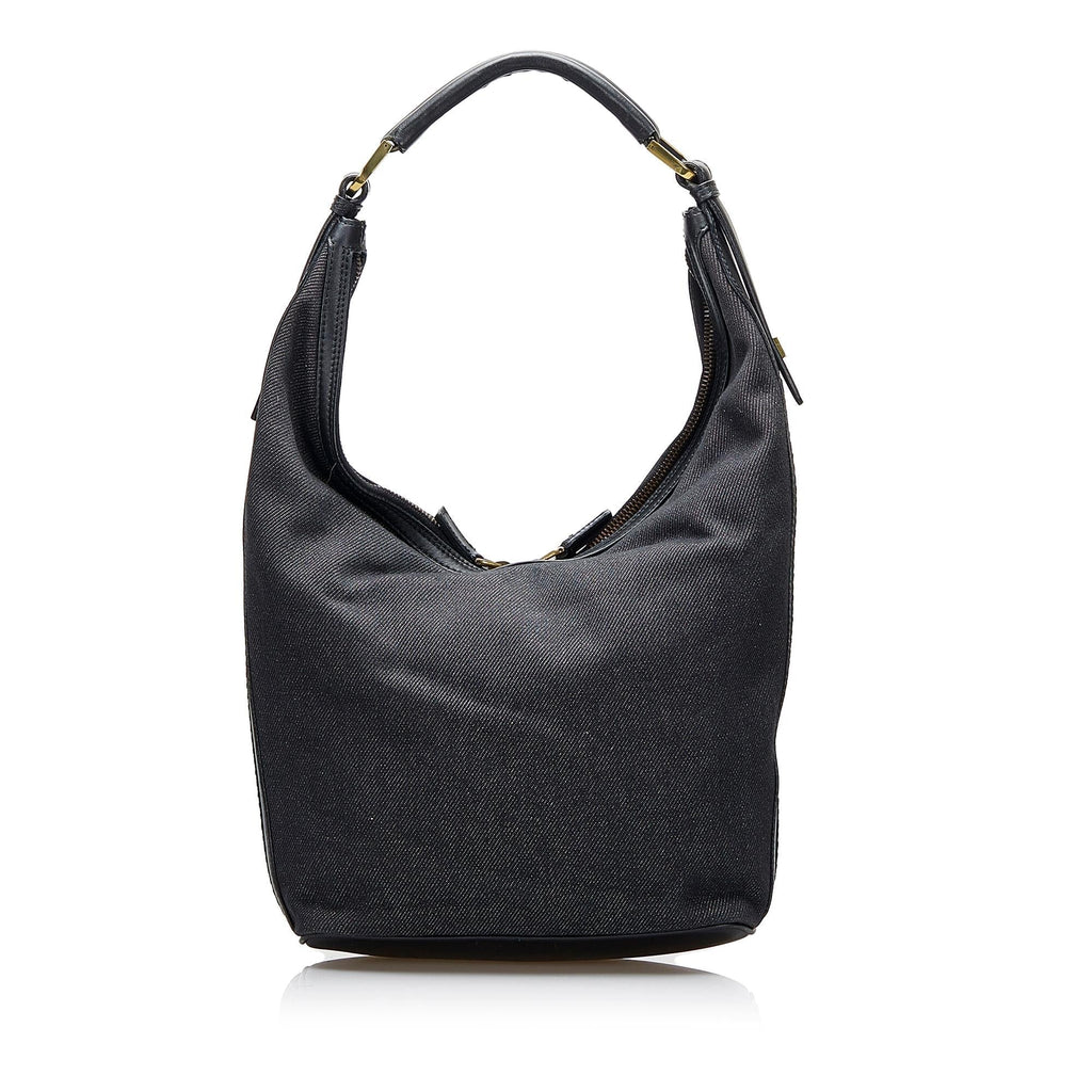 Gucci Denim Web Hobo (SHG-wuzFkd)