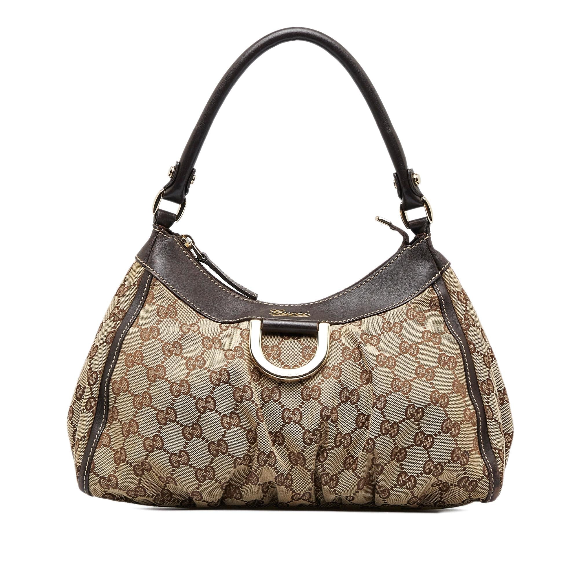 Gucci GG Canvas Abbey D-Ring Handbag (SHG-9znrC6)