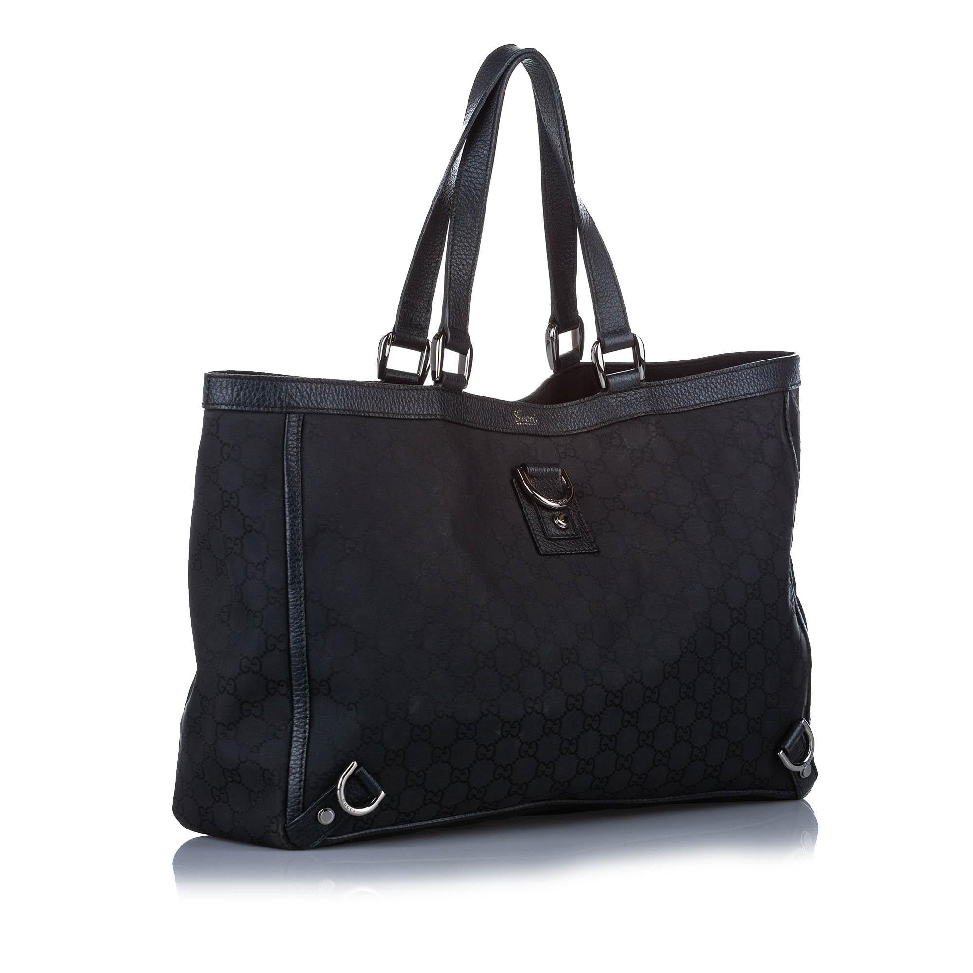 Gucci GG Canvas Abbey D-Ring Tote Bag (SHG-19515)