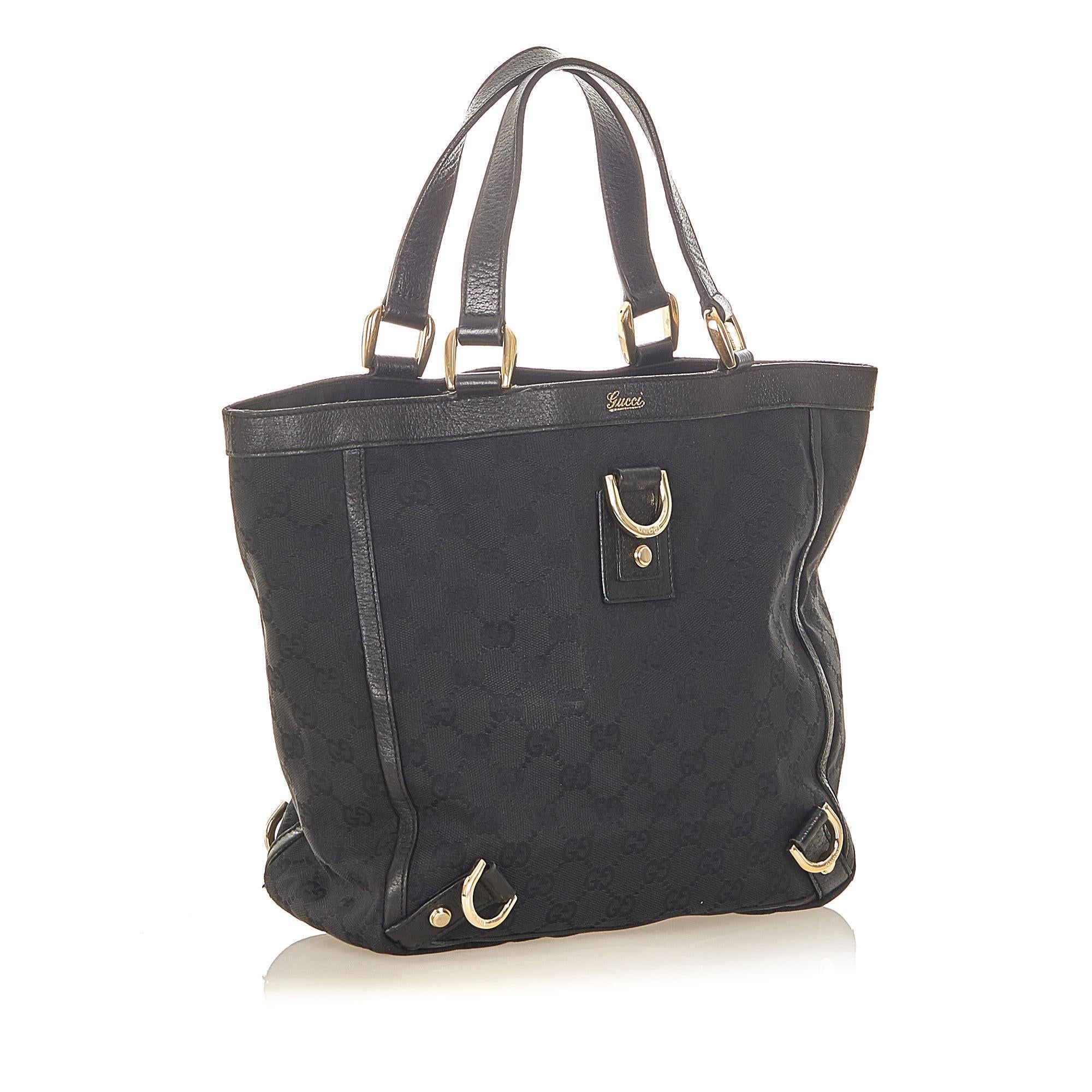 Gucci GG Canvas Abbey D-Ring Tote Bag (SHG-19978)