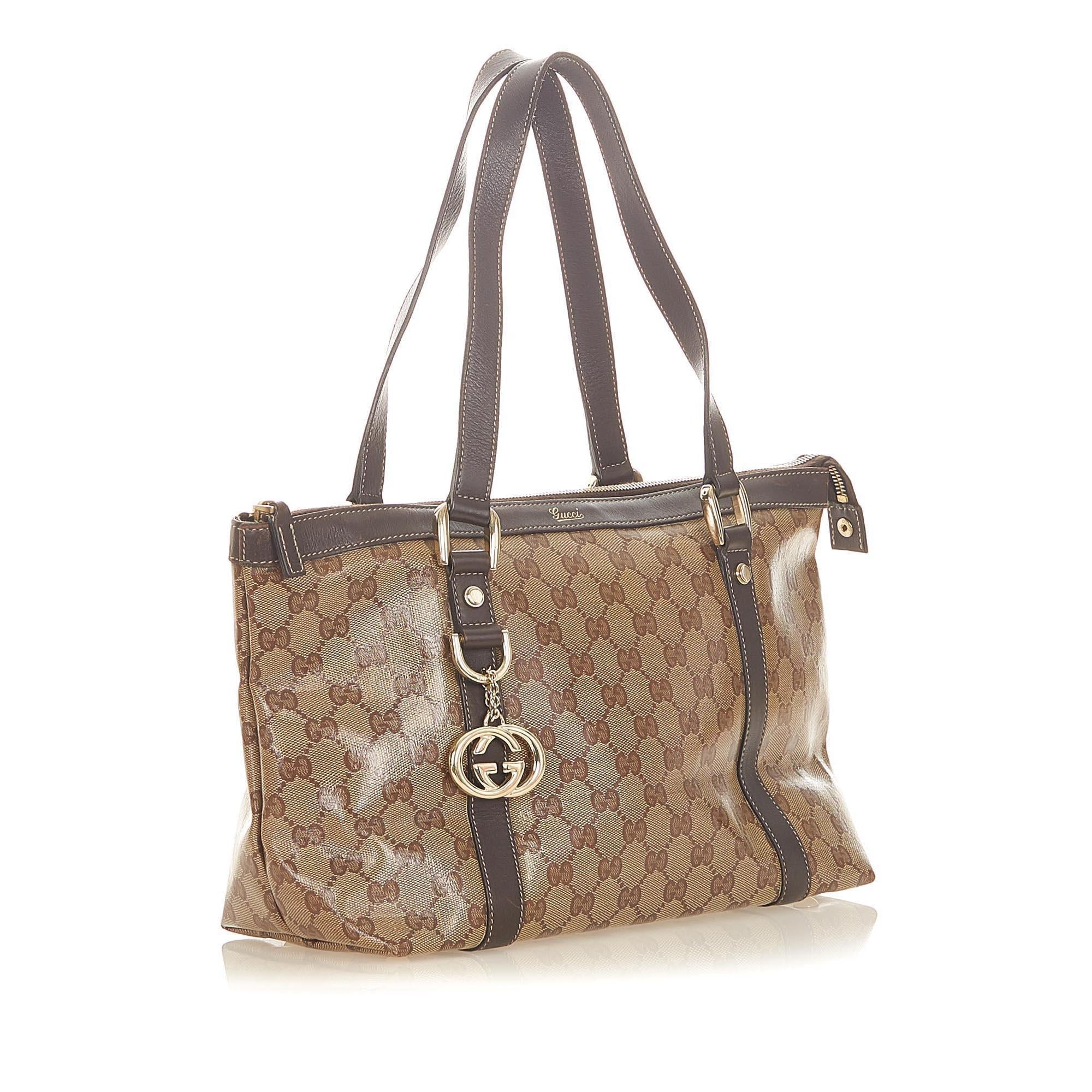 Gucci GG Canvas Abbey Tote Bag (SHG-20125)