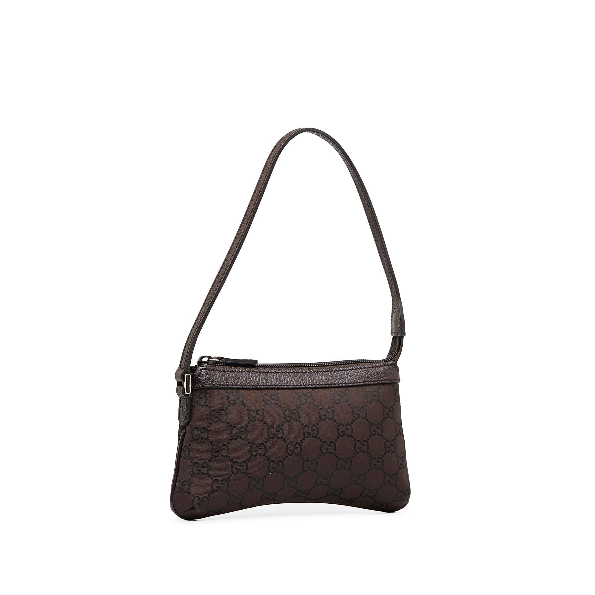 Gucci GG Canvas Baguette (SHG-KyN01i)
