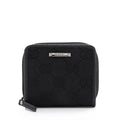 Gucci GG Canvas Compact Zip Around Coin Wallet