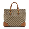 Gucci  GG Canvas Nailhead Large Tote