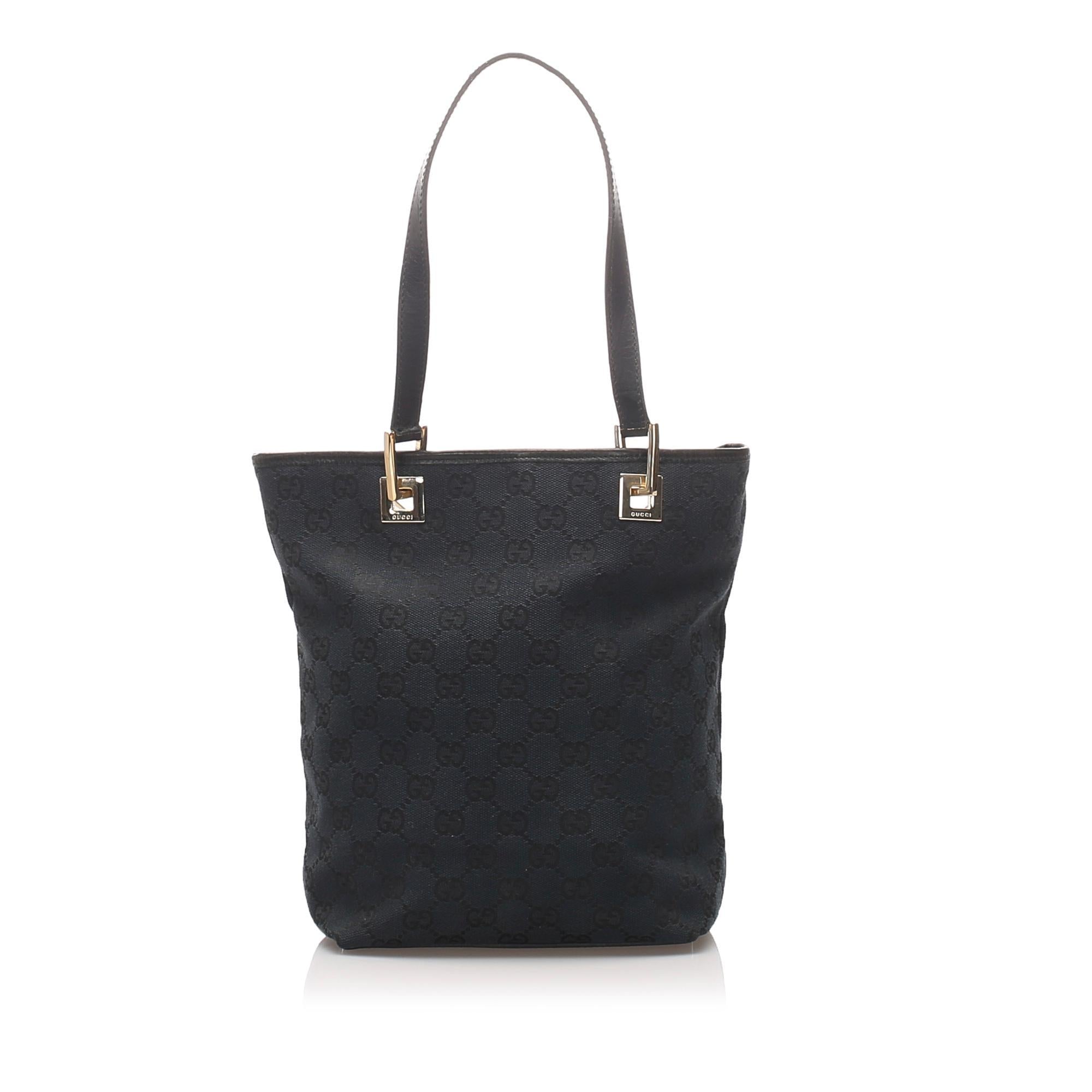 Gucci GG Canvas Tote  (SHG-12946)
