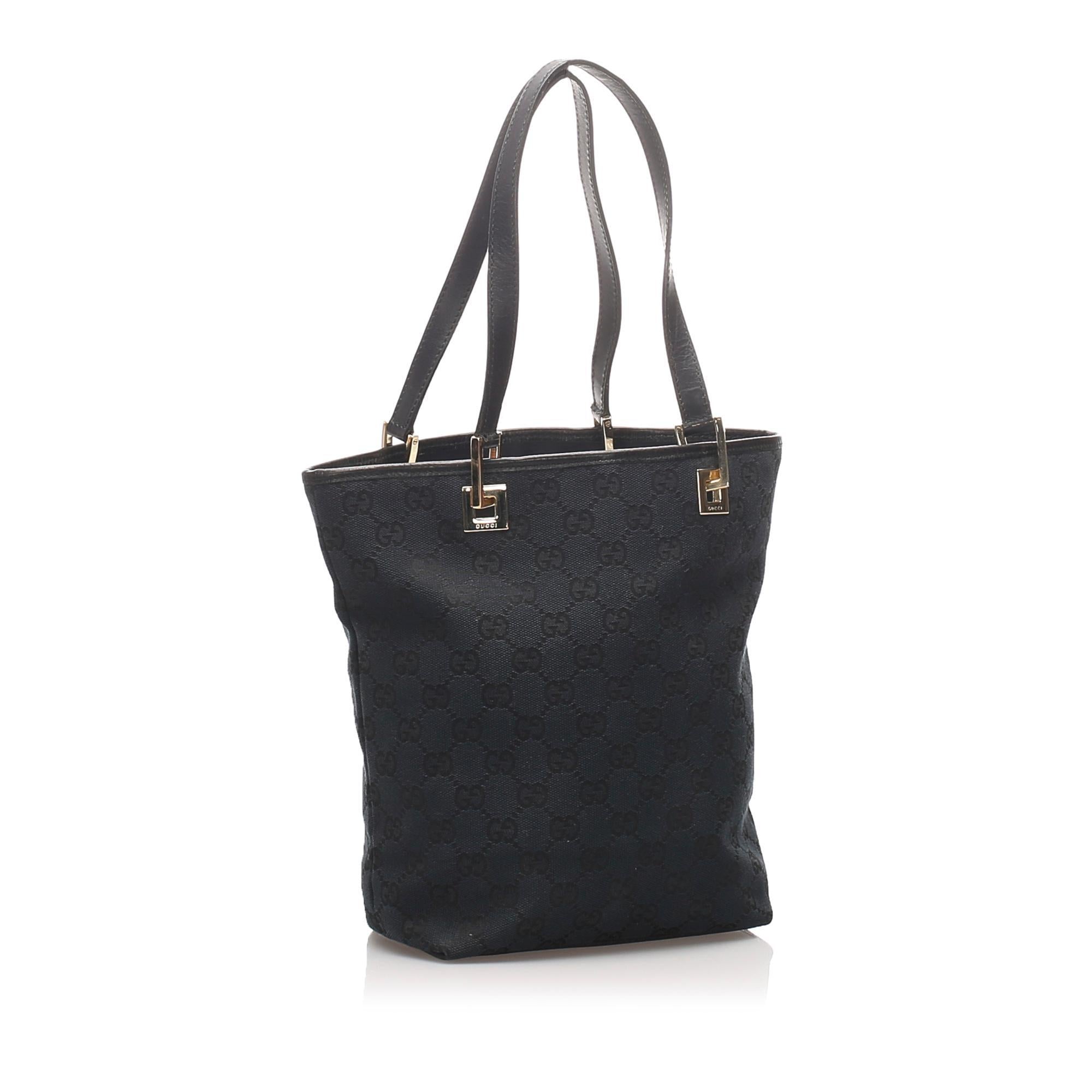 Gucci GG Canvas Tote  (SHG-12946)