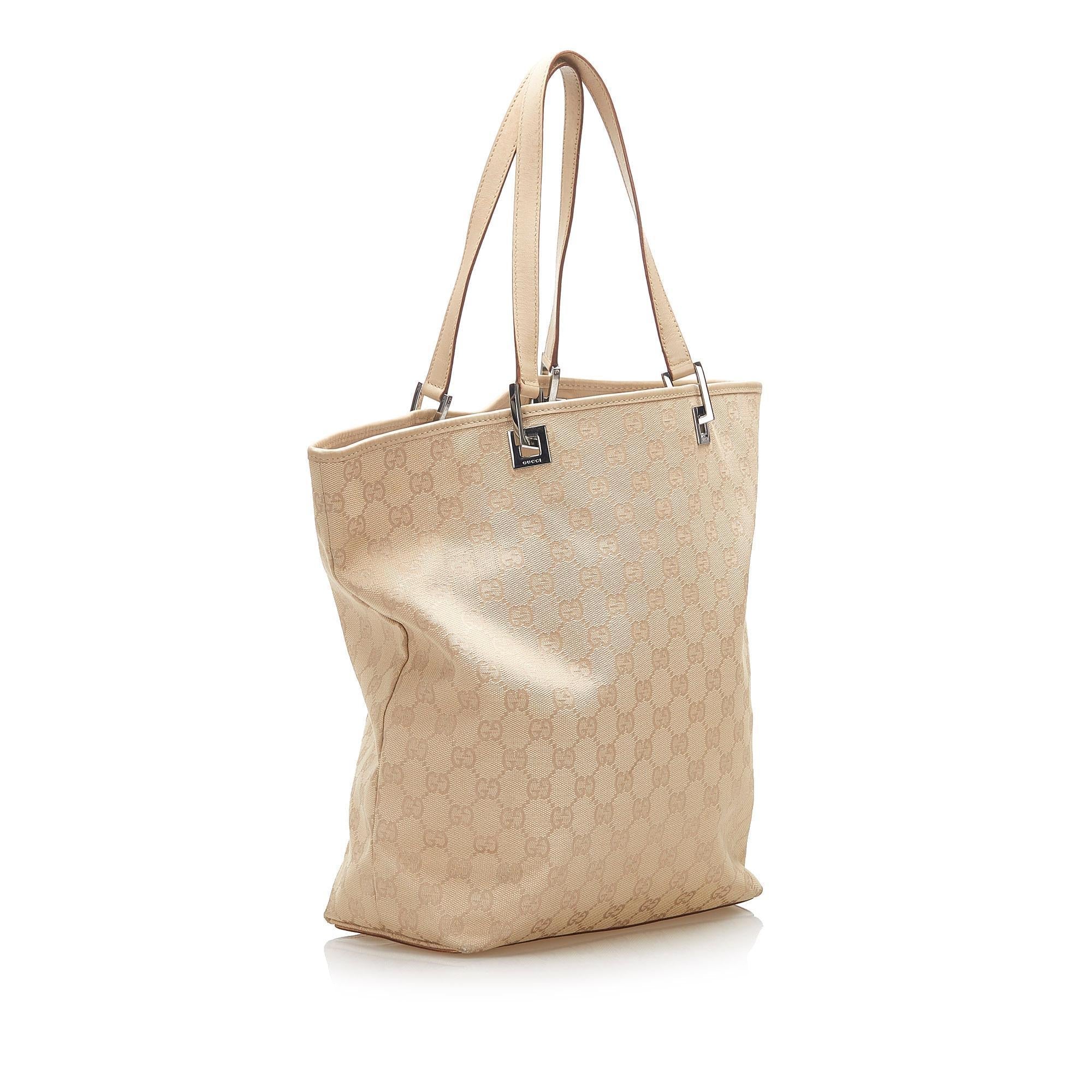Gucci GG Canvas Tote Bag (SHG-16276)