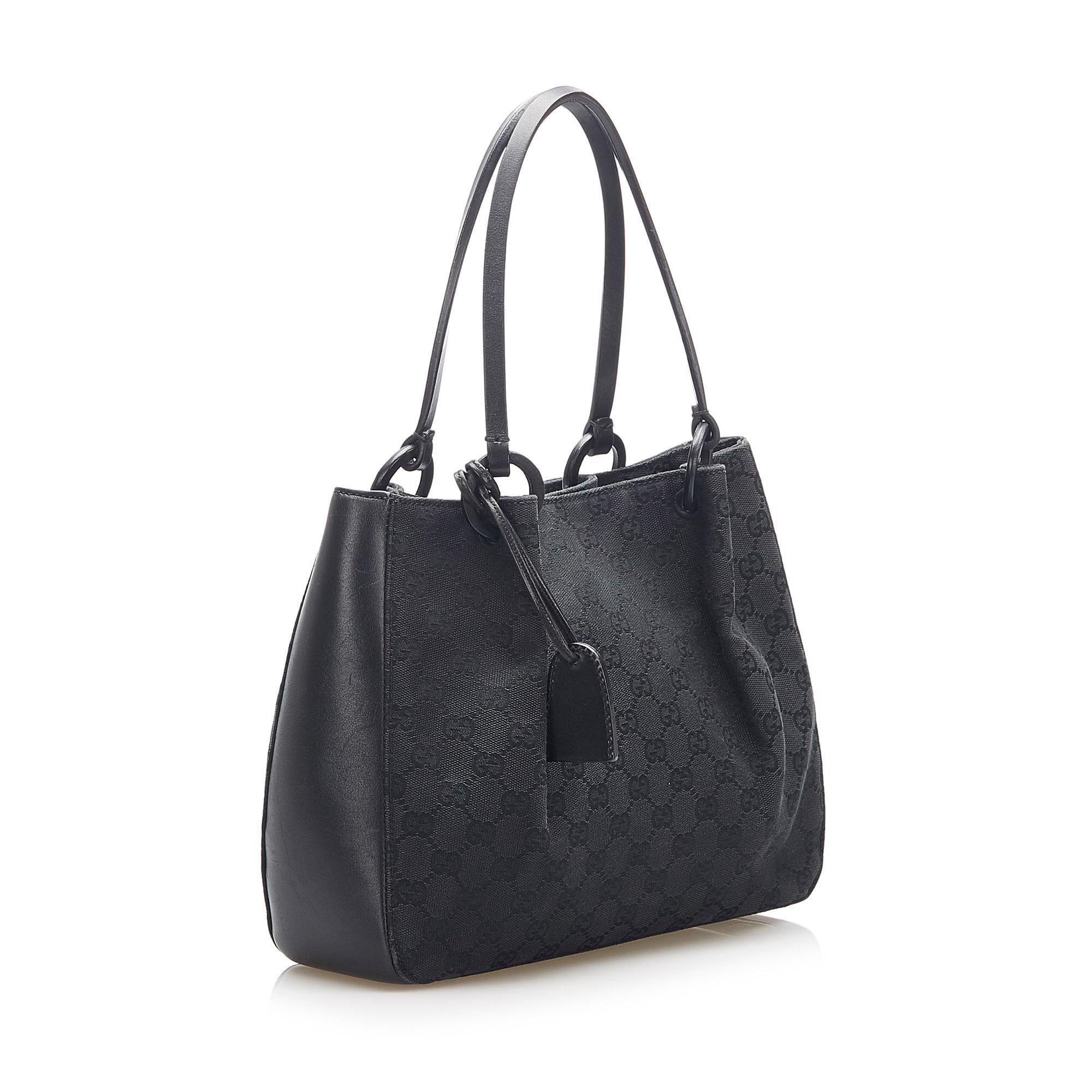 Gucci GG Canvas Tote  (SHG-16582)