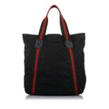 Gucci GG Canvas Web Tote Bag (SHG-20457)