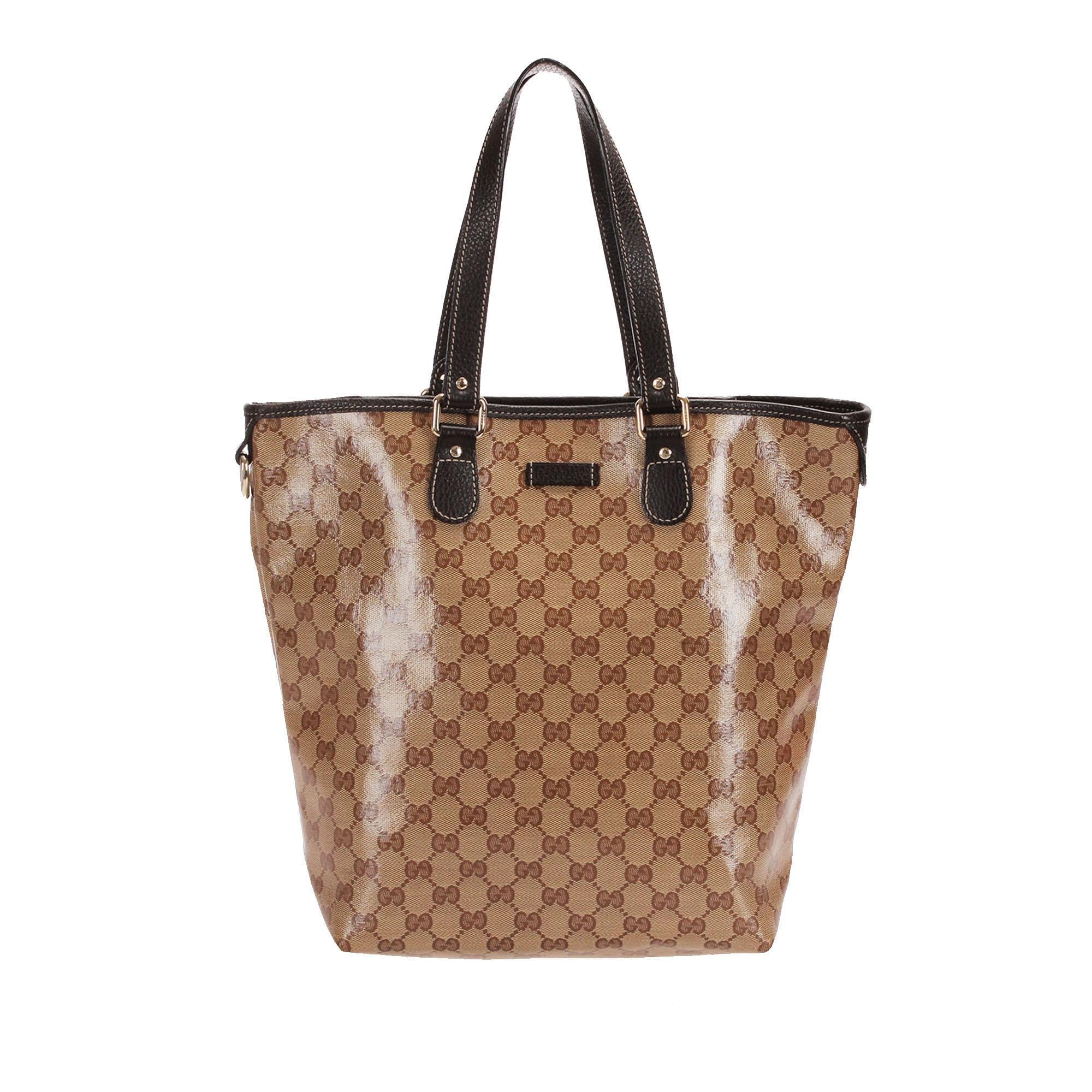 Gucci GG Crystal Tote  (SHG-12884)