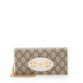 Gucci GG Supreme Horsebit 1955 Wallet on Chain Bag (SHF-4jsC4J)