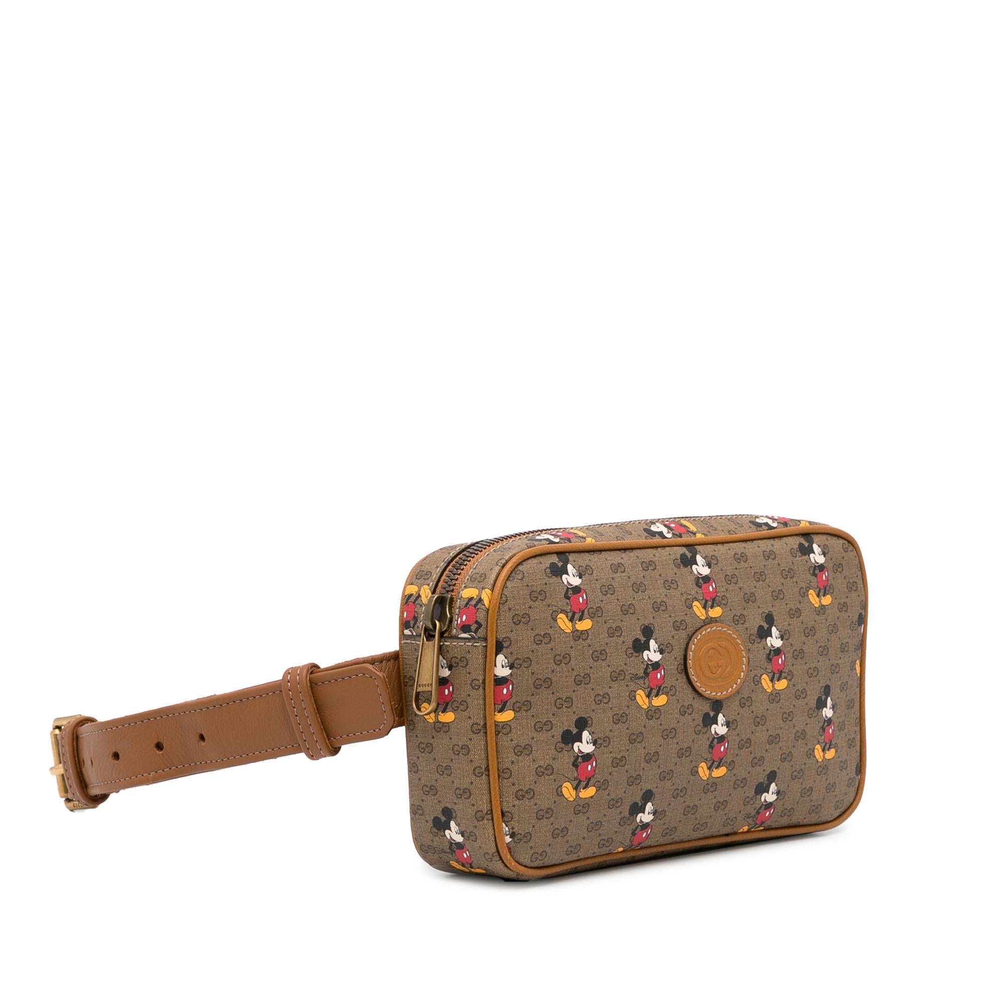 Gucci GG Supreme Mickey Belt Bag (SHG-wmmSkK)