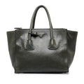 Prada Glace Calf Twin Pocket Satchel (SHG-bCIDtZ)