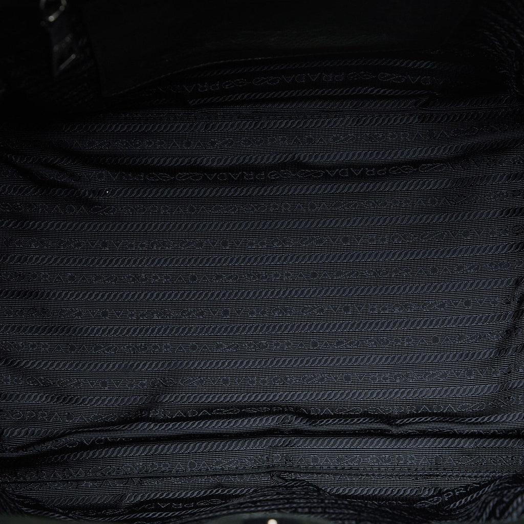 Prada Glace Calf Twin Pocket Satchel (SHG-bCIDtZ)
