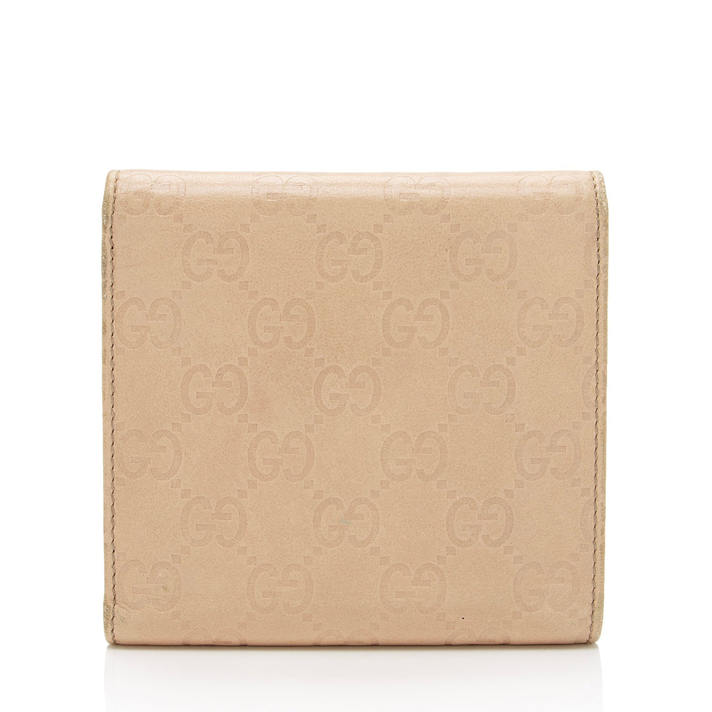 Gucci Guccissima Leather French  Wallet