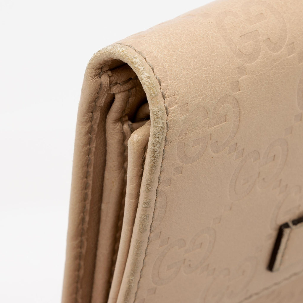 Gucci Guccissima Leather French  Wallet