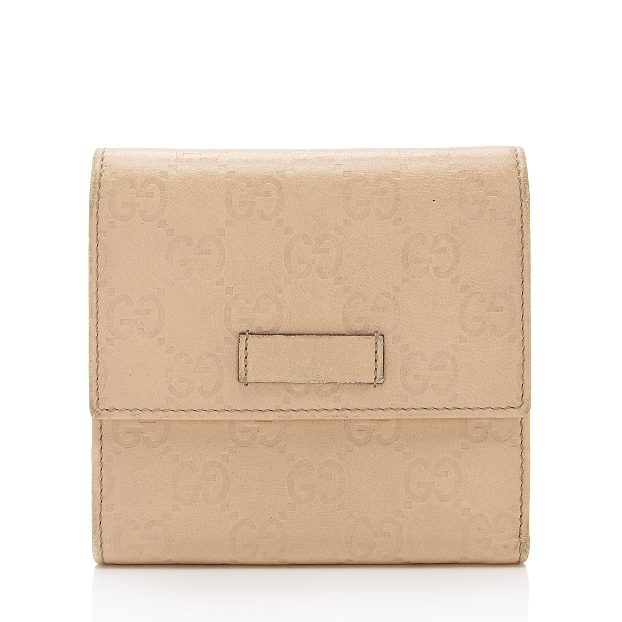 Gucci Guccissima Leather French  Wallet