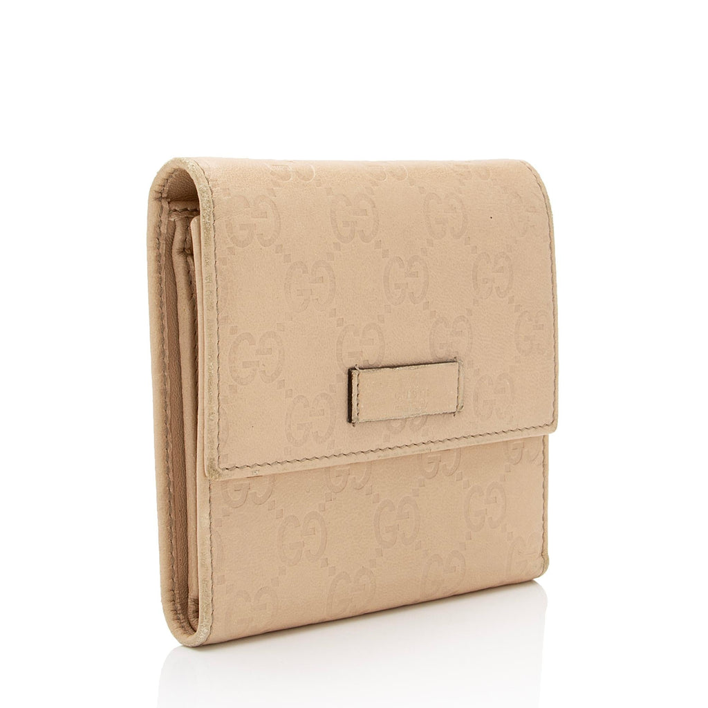 Gucci Guccissima Leather French  Wallet