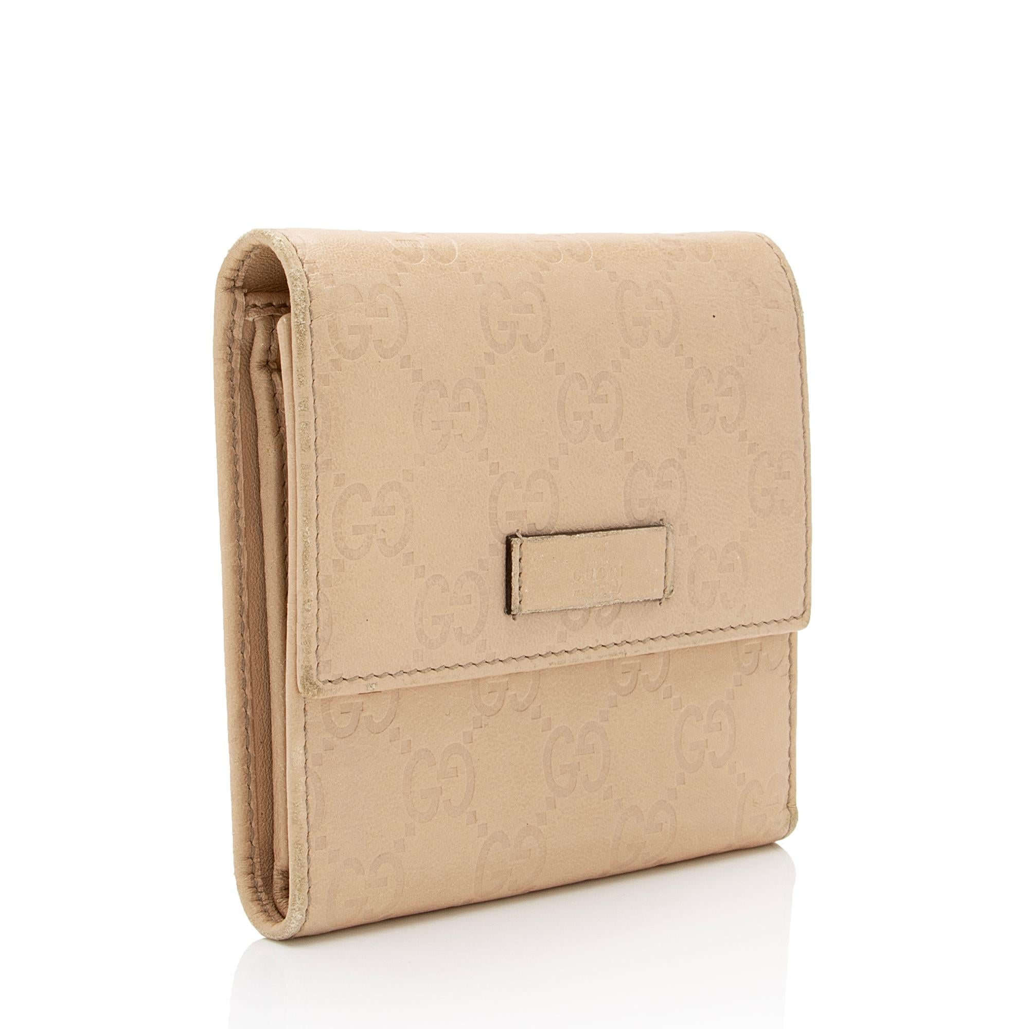 Gucci Guccissima Leather French  Wallet