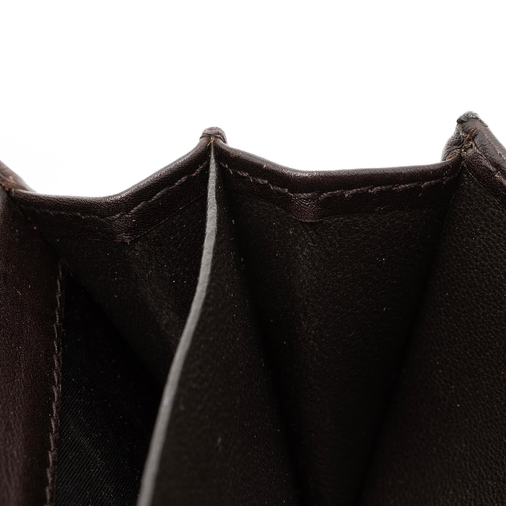 Gucci Guccissima Leather Heart Script Continental Wallet