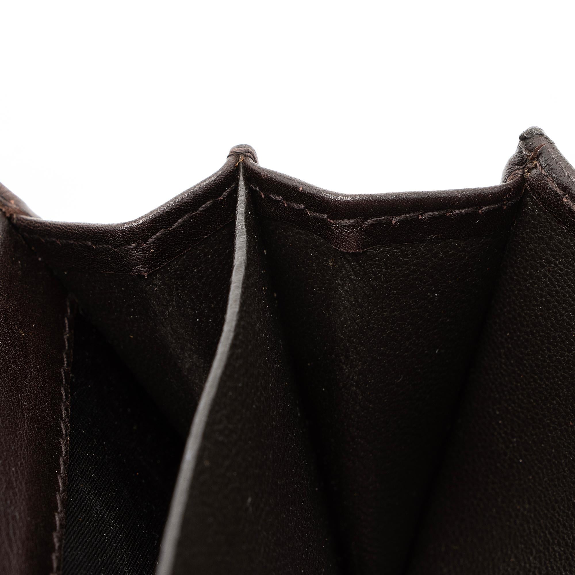 Gucci Guccissima Leather Heart Script Continental Wallet
