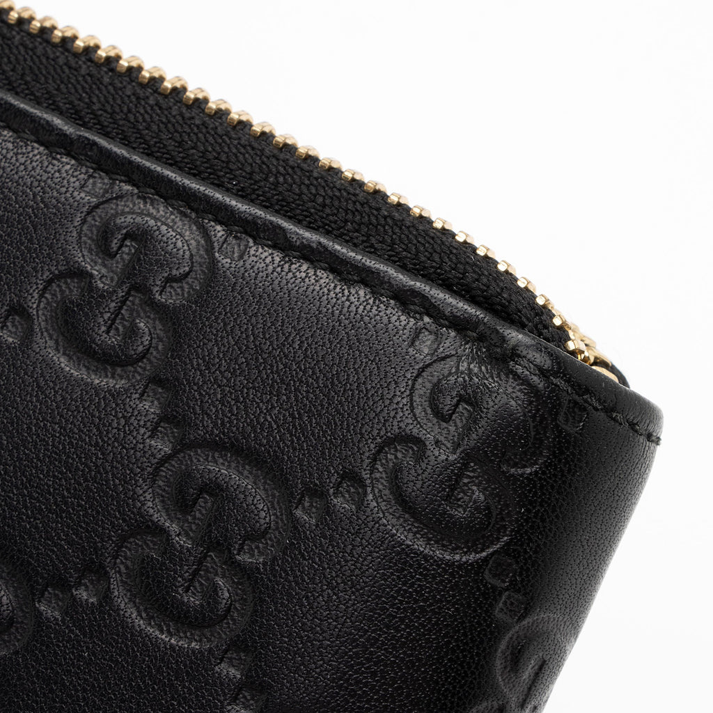 Gucci Guccissima Leather Zip Around Wallet (SHF-Vmk13c)