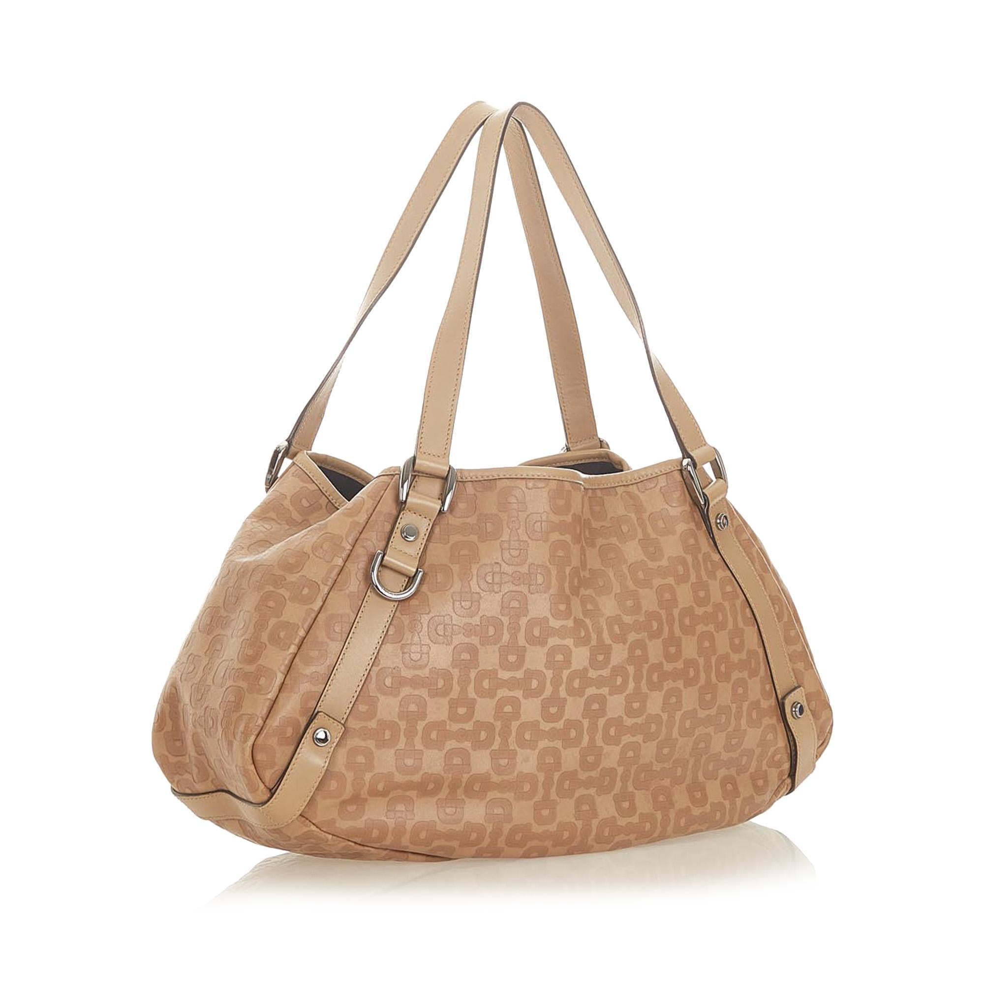 Gucci Horsebit Pelham Canvas Tote Bag (SHG-19726)