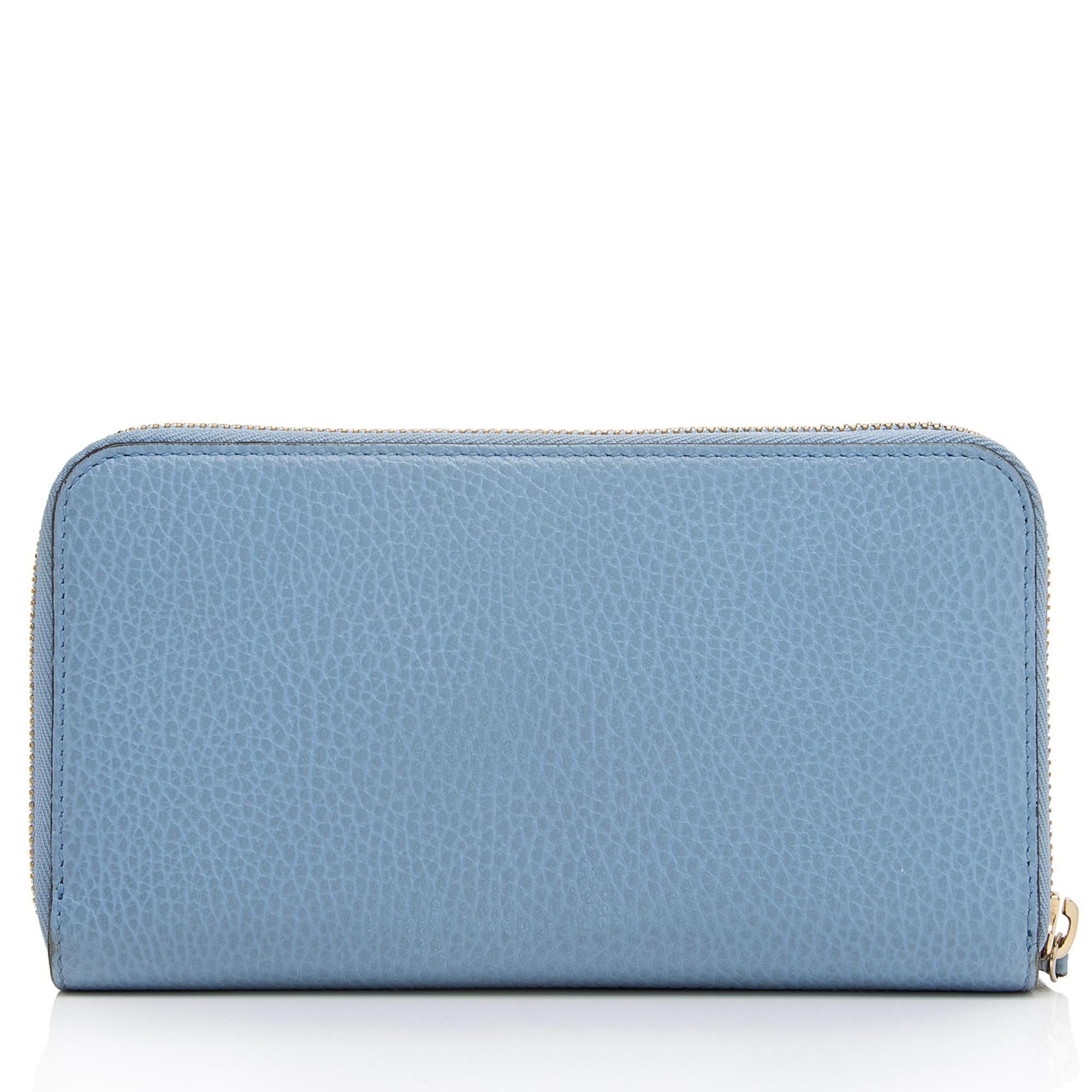 Gucci Leather Interlocking G Betty Zip Around Wallet