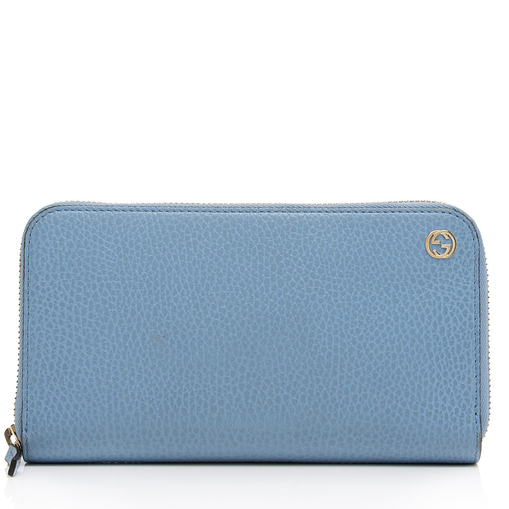 Gucci Leather Interlocking G Betty Zip Around Wallet
