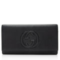 Gucci Leather Soho Continental Wallet - FINAL SALE (SHF-WW94IG)