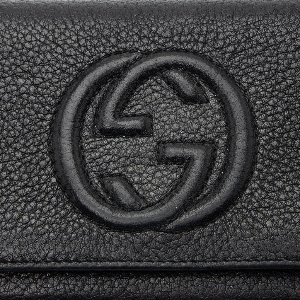 Gucci Leather Soho Continental Wallet - FINAL SALE (SHF-WW94IG)